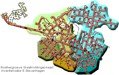 Roothergroeve graafrichtingenkaart - ondergrondse mergelgroeve