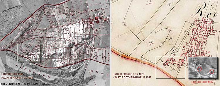 Roothergroeve in luchtfoto's - 