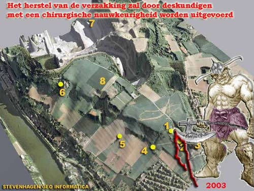 Waterleidingbreuk Luikerweg